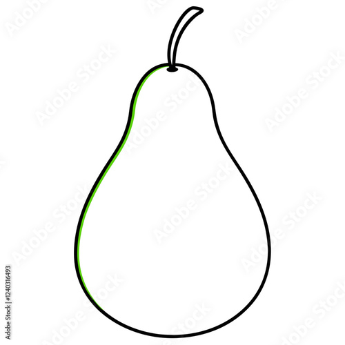 pear vector illustration