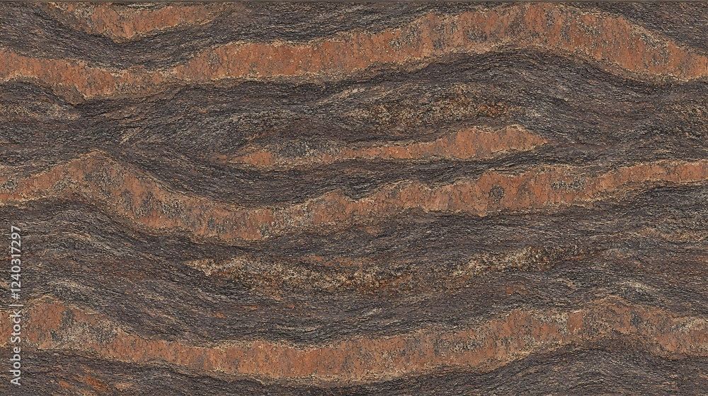 Abstract Brown and Orange Marble Texture Seamless Pattern Background Abstract Brown and Orange Marble Texture Seamless Pattern Background