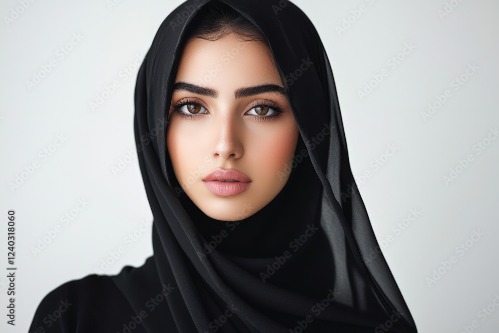 studio portrait photo of a beautiful arab woman studio portrait photo of a beautiful arab woman