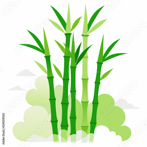 bamboo vector illustration