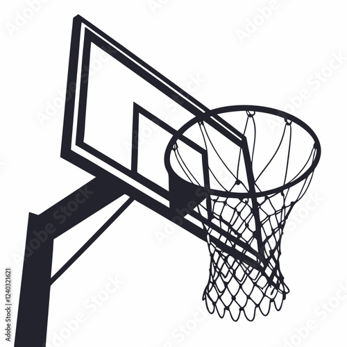 basketball hoop and net