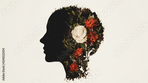 The birth of flowers and plants in spring, associated with Persephone.