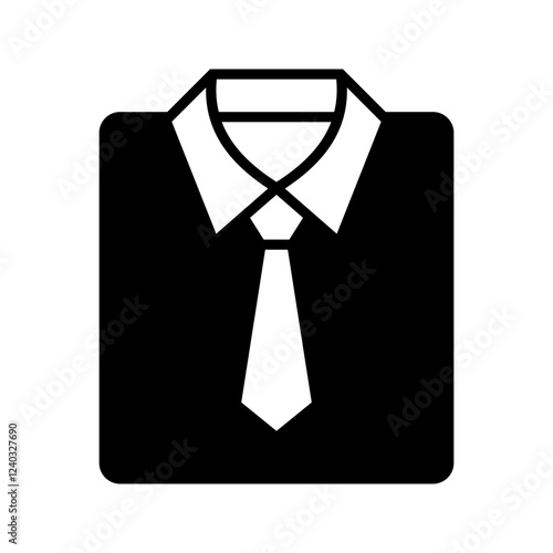 Stack of folded shirts icon vector