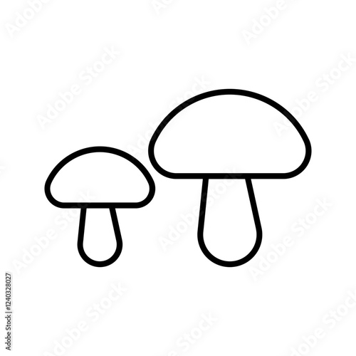 mushroom icon vector design template simple and clean