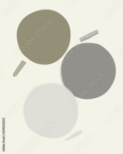 round objects interact with each other