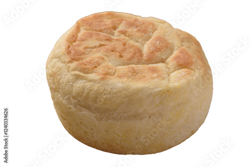 Fresh homemade English muffins for breakfast