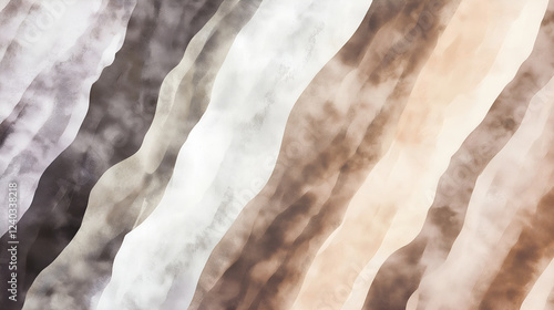 Elegant Watercolor Texture with Sepia, Beige, and Gray Hues
