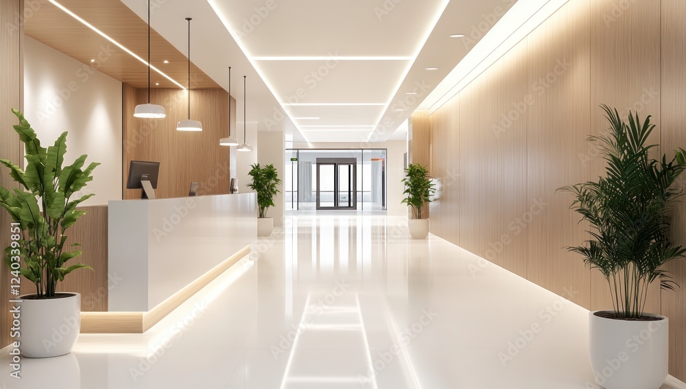 Modern and Elegant Office Reception Area Design Modern and Elegant Office Reception Area Design