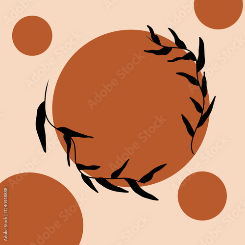 silhouette of the sun nature abstract
