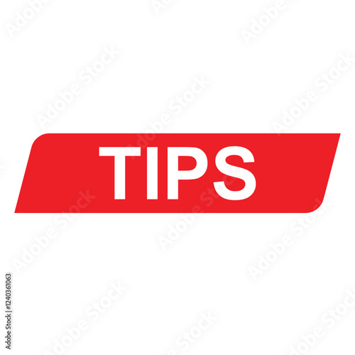 Tips Orange Ribbon Rectangle Shape For Information Knowledge Announcement Business Marketing Social Media Education