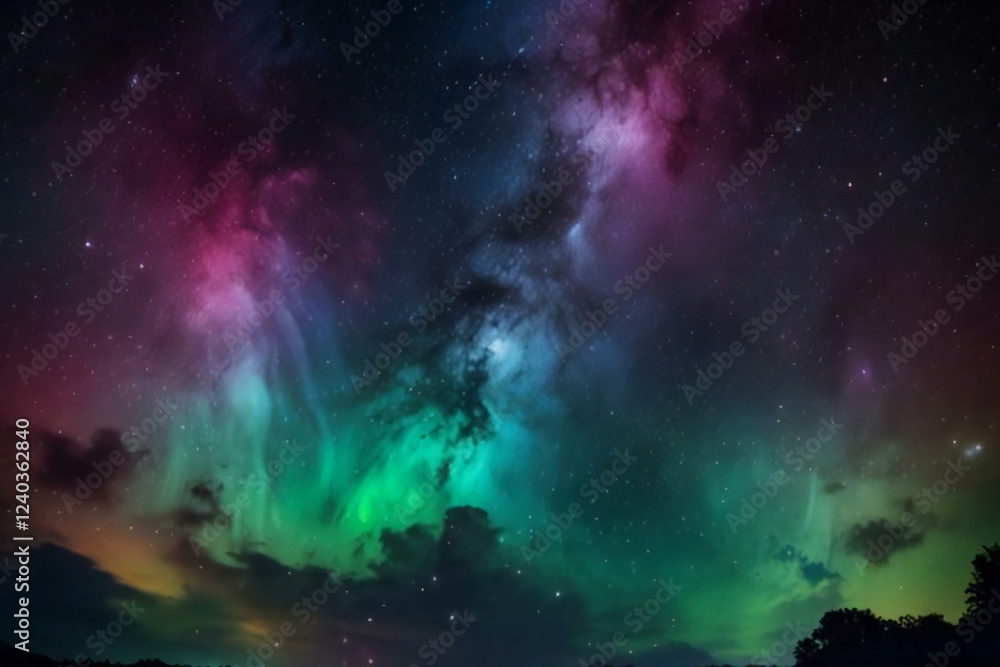 Fototapeta premium background with stars