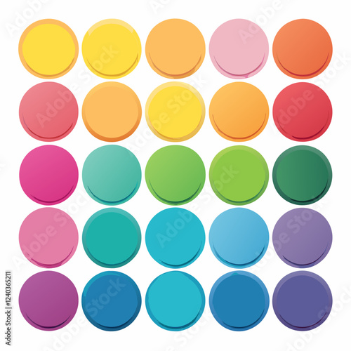  palette design with different colour