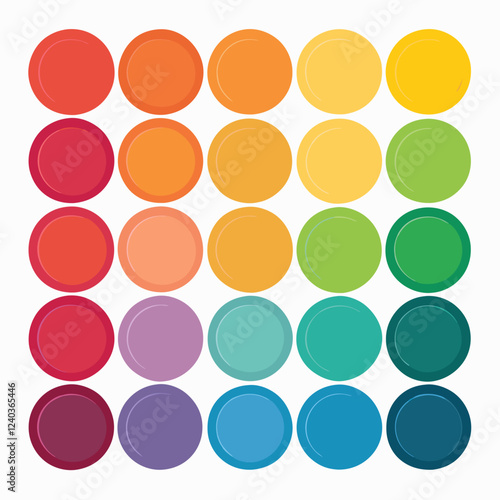  palette design with different colour