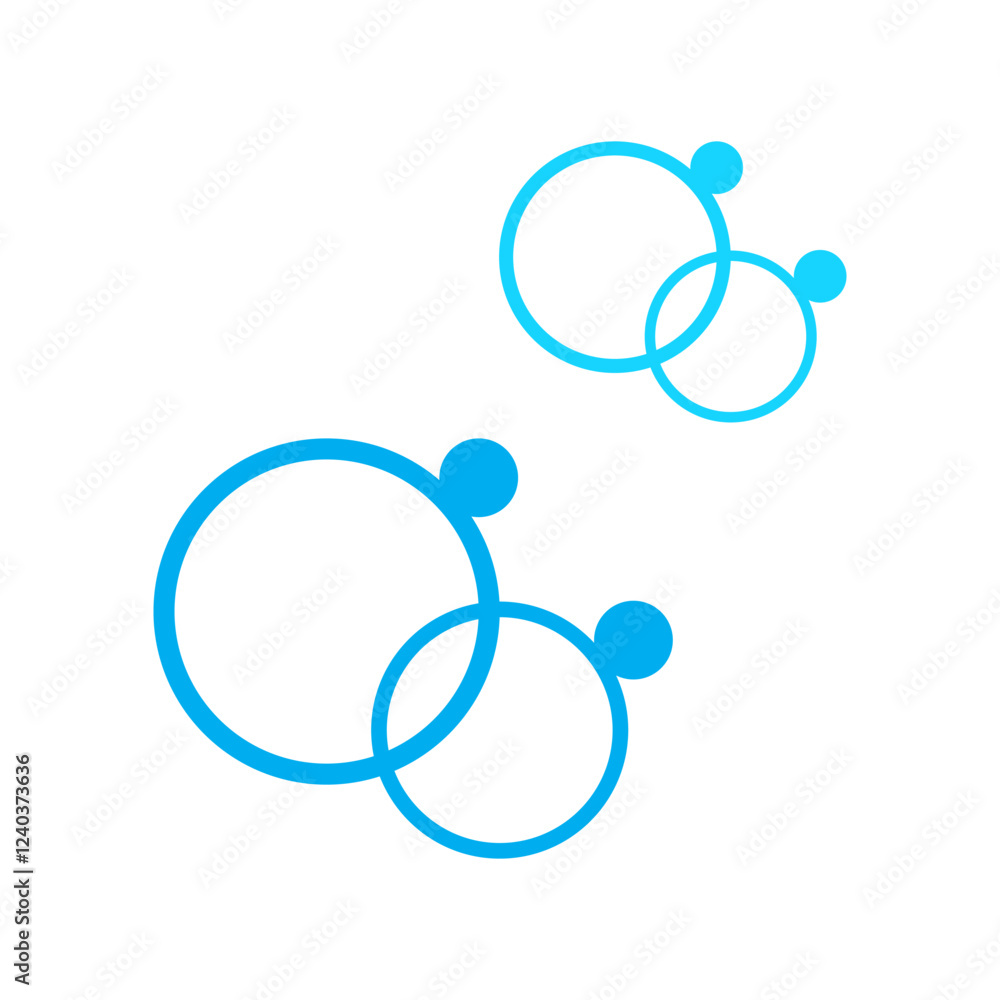 abstract background of circles abstract background of circles