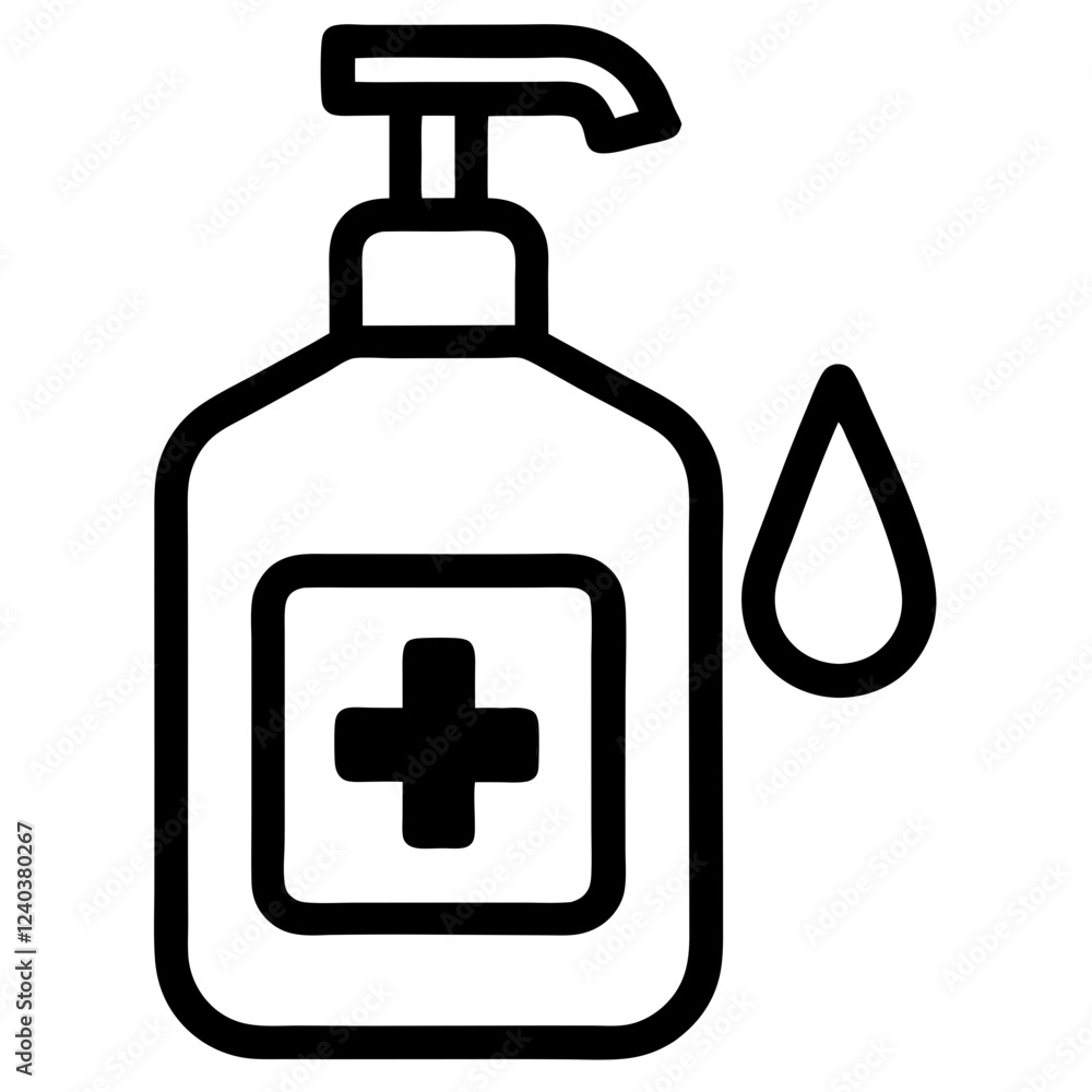 Hand Sanitizer Dispenser Hygiene Vector Icon
Hand Sanitizer Dispenser Hygiene Vector Icon