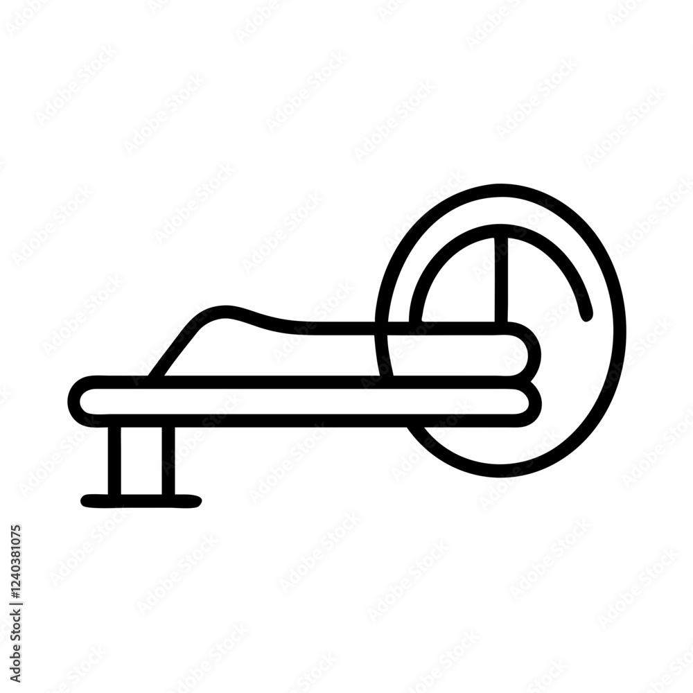 MRI Scanner Icon | Medical Imaging Symbol MRI Scanner Icon | Medical Imaging Symbol