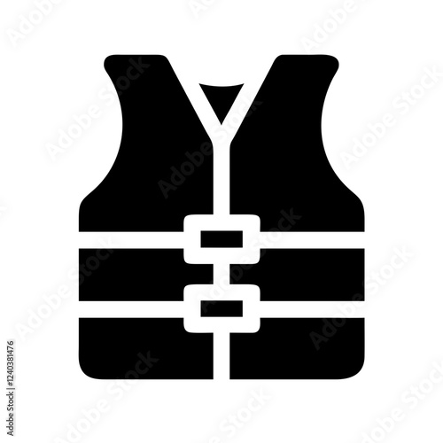 Life jacket vector icon