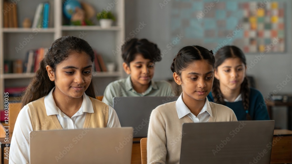 Indian Students Attending Virtual Conference
Indian Students Attending Virtual Conference