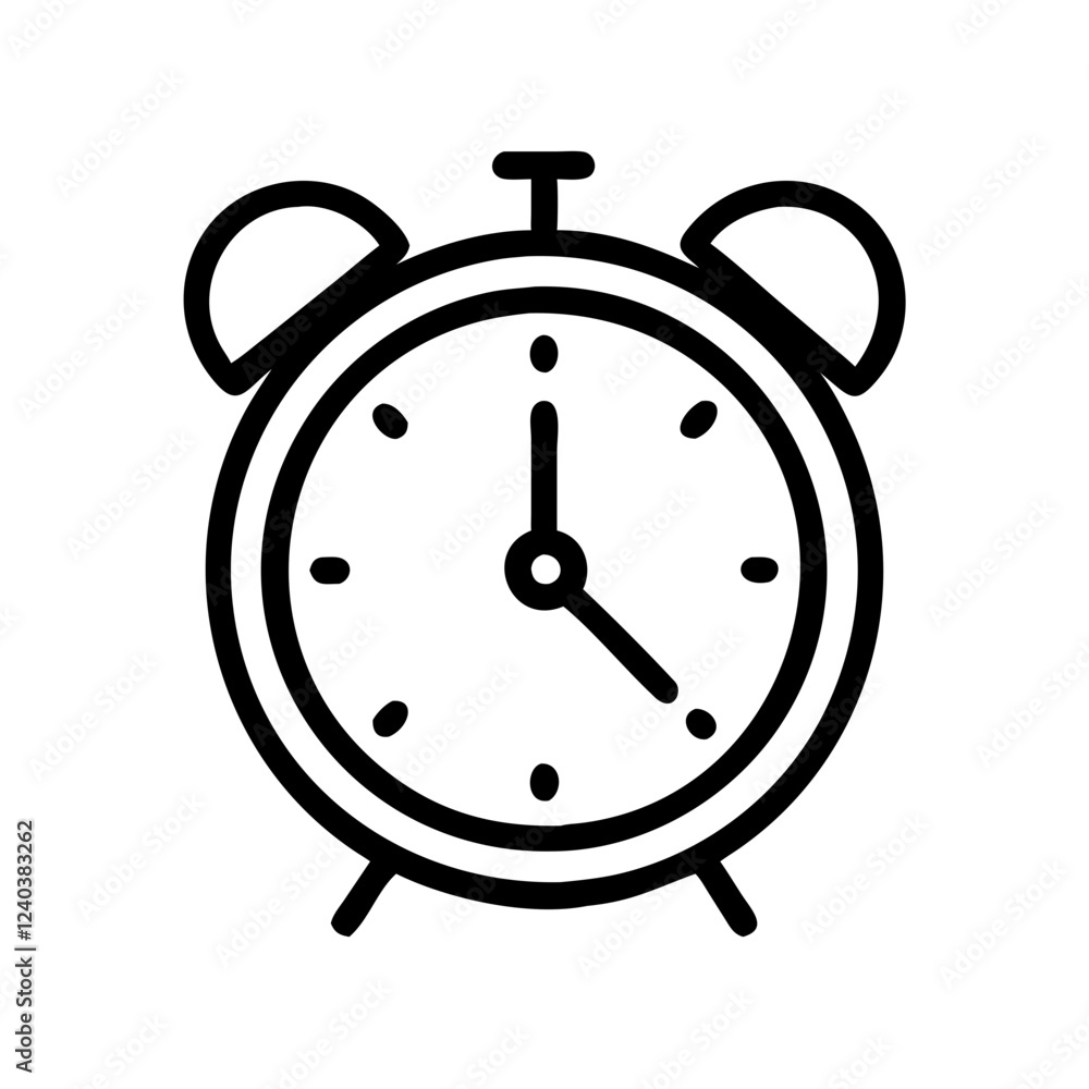 Alarm Clock Icon Vector Illustration Alarm Clock Icon Vector Illustration