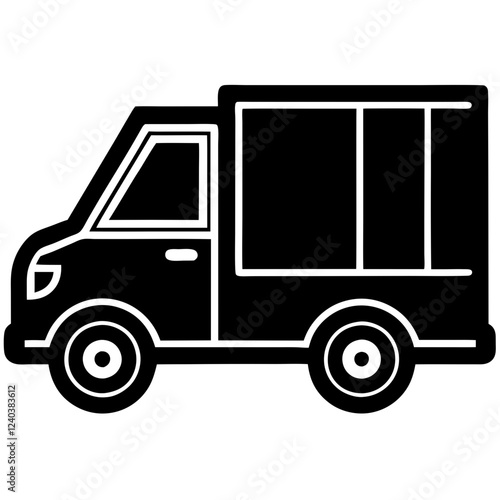 Delivery Truck Icon Vector