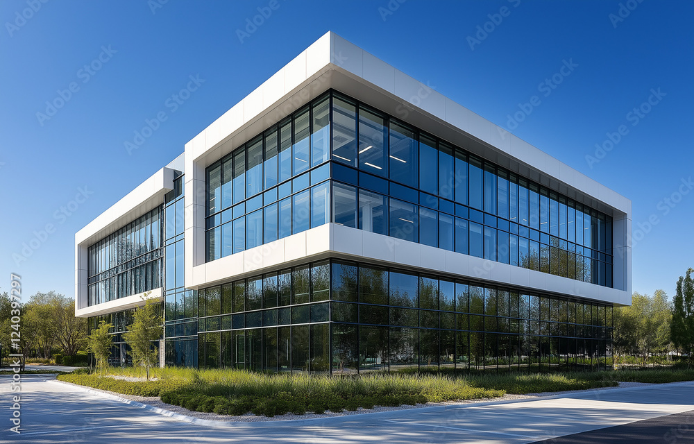 modern office building with sky, house on the hill, house in the garden, house in the park, A large office building in Palm Springs modern office building with sky, house on the hill, house in the garden, house in the park, A large office building in Palm Springs