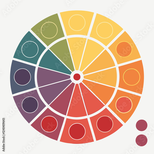 background with colorful circles