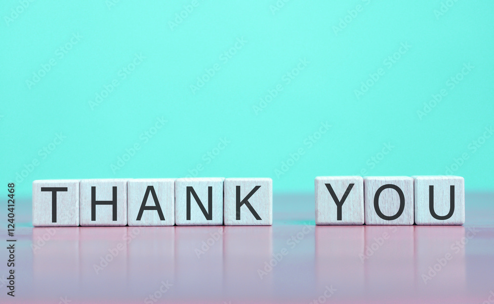 Thank You Symbol, Wooden Block with Thank You Text, Business Concept and Thank You. Thank You Symbol, Wooden Block with Thank You Text, Business Concept and Thank You.