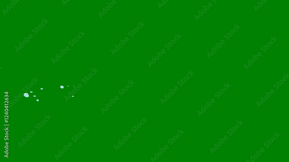A glowing streak effect transitioning across green screen, perfect for creating fast-paced transitions and exciting visual effects in video compositions.