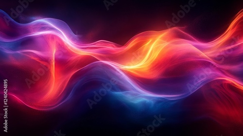 Luminous Flow of Abstract Energy. Generative AI