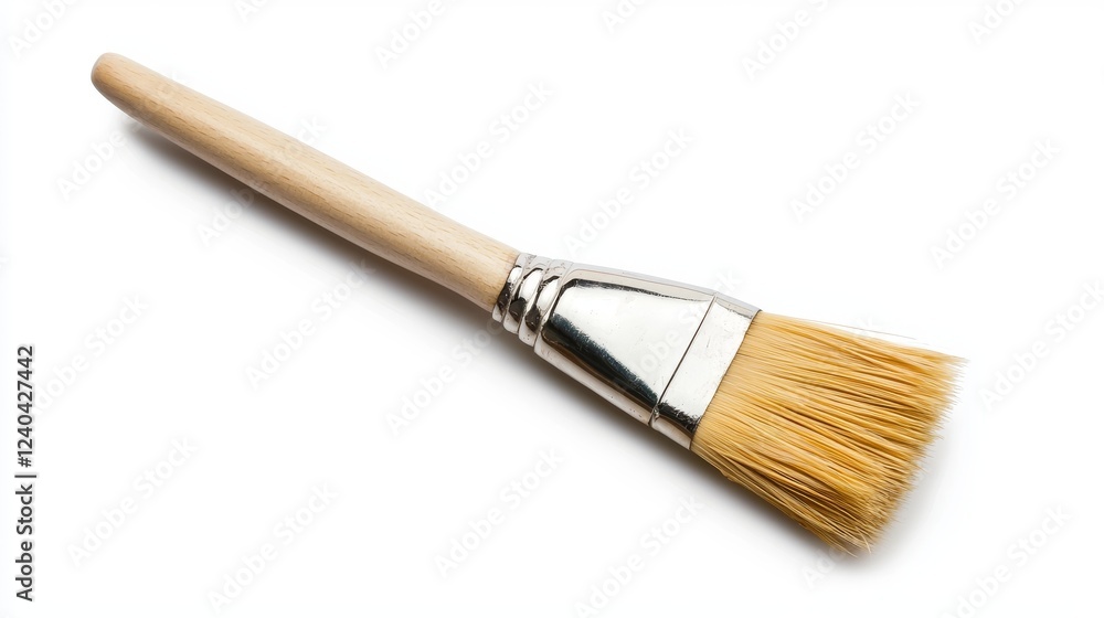 Professional Paintbrush with Vibrant Bristles for Artistic Creations and Crafts Professional Paintbrush with Vibrant Bristles for Artistic Creations and Crafts
