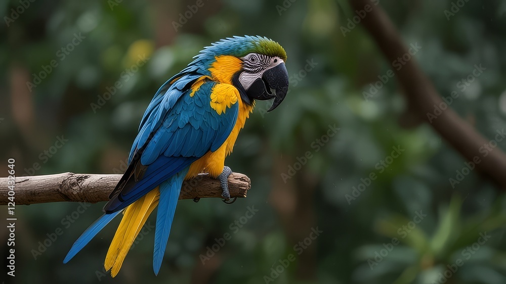 blue and yellow macaw 