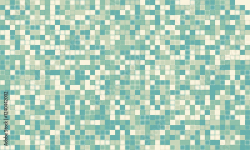 Minimalist grid design with ornate details and bright colours. Perfect for textile, cover art, or background use, adding structured beauty to projects.