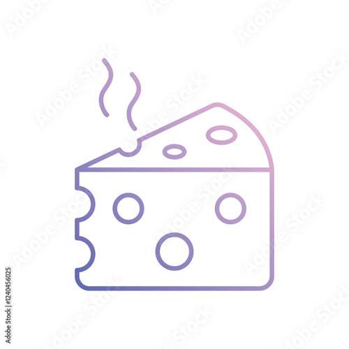 Cheese  vector icon