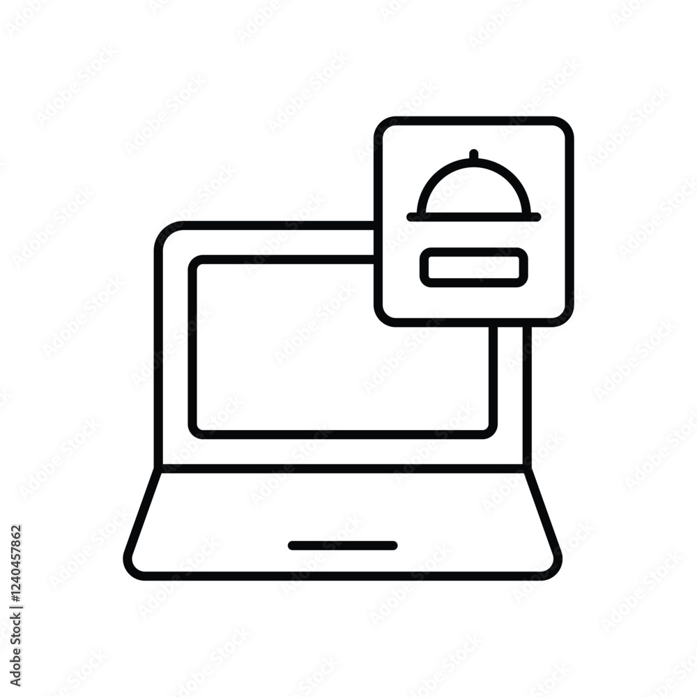 Order Food vector icon Order Food vector icon