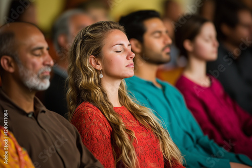 Diverse congregation celebr...
