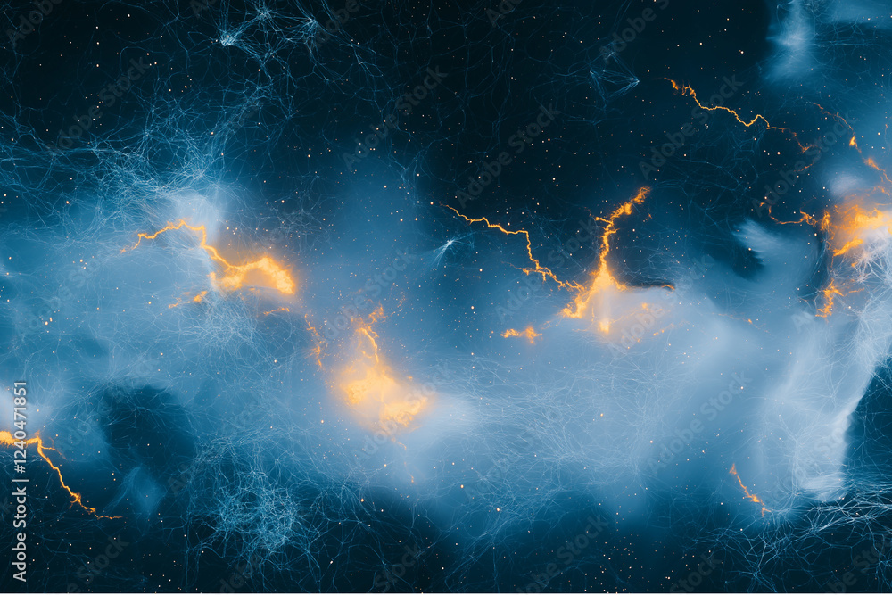 Celestial Nebula: Abstract Cosmic Energy Celestial Nebula: Abstract Cosmic Energy