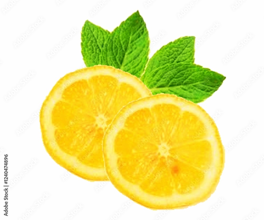 lemon slice isolated on white lemon slice isolated on white