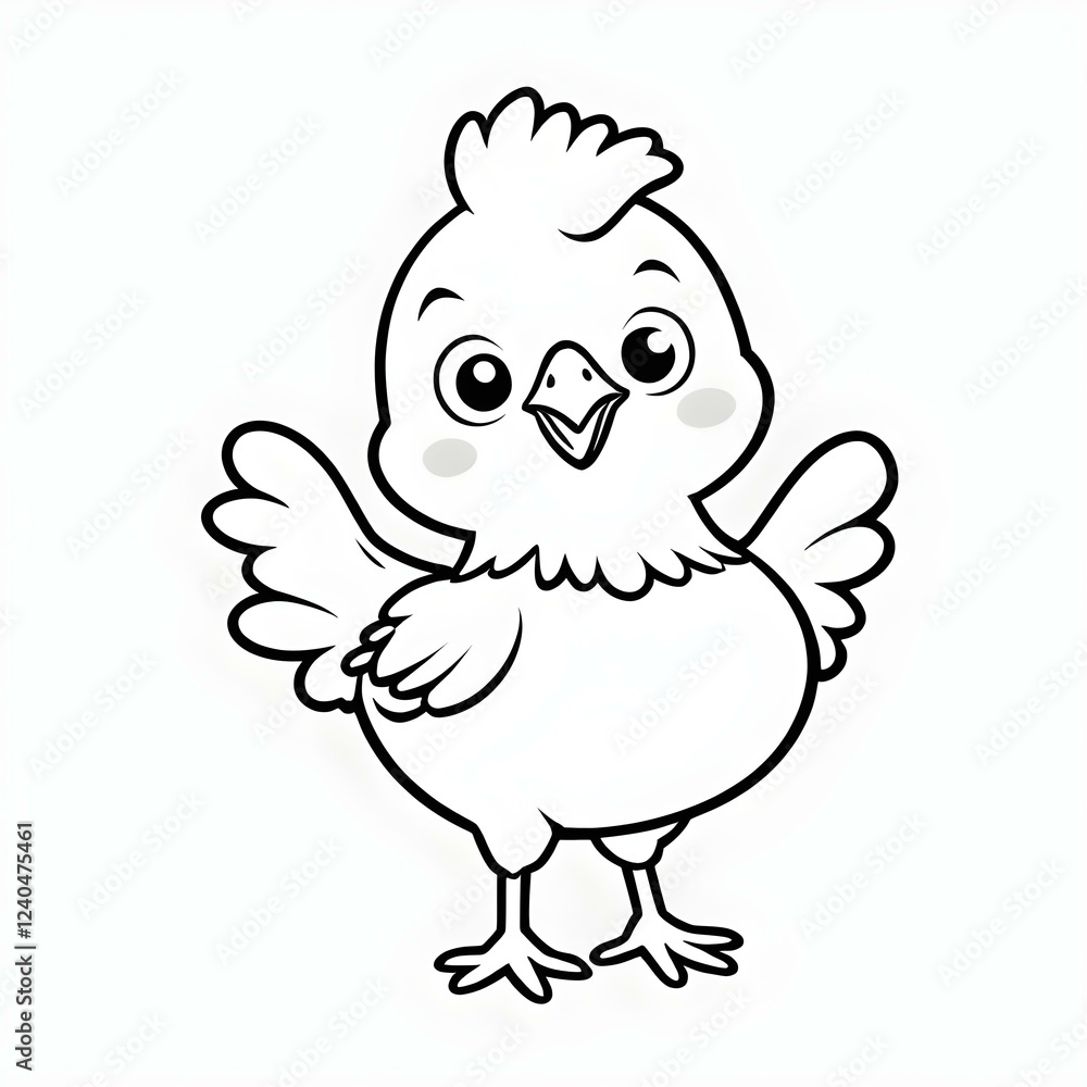 Fototapeta premium An illustration of a bird