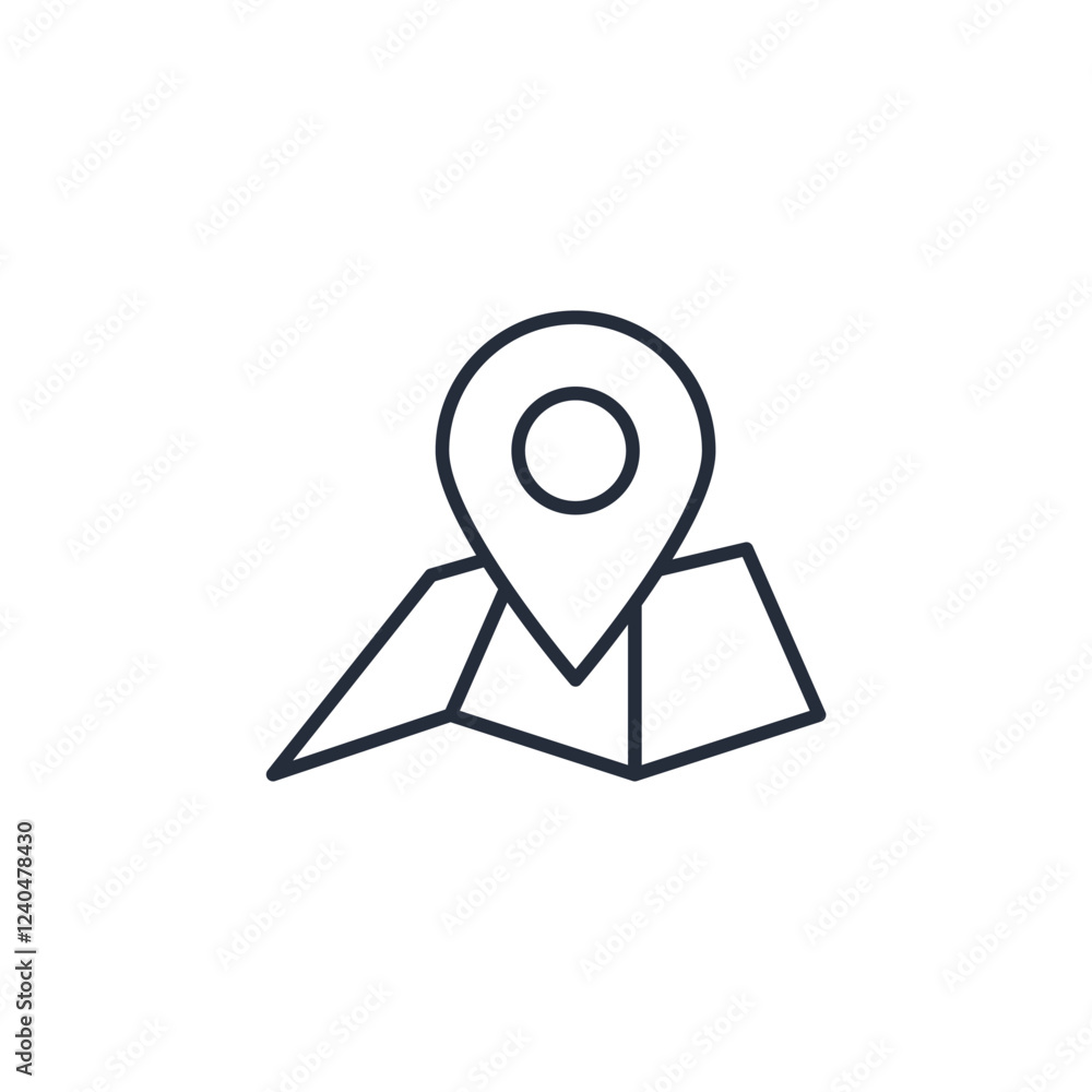 Location Pin icon symbol vector sign isolated on white background illustration for graphic and web design Location Pin icon symbol vector sign isolated on white background illustration for graphic and web design
