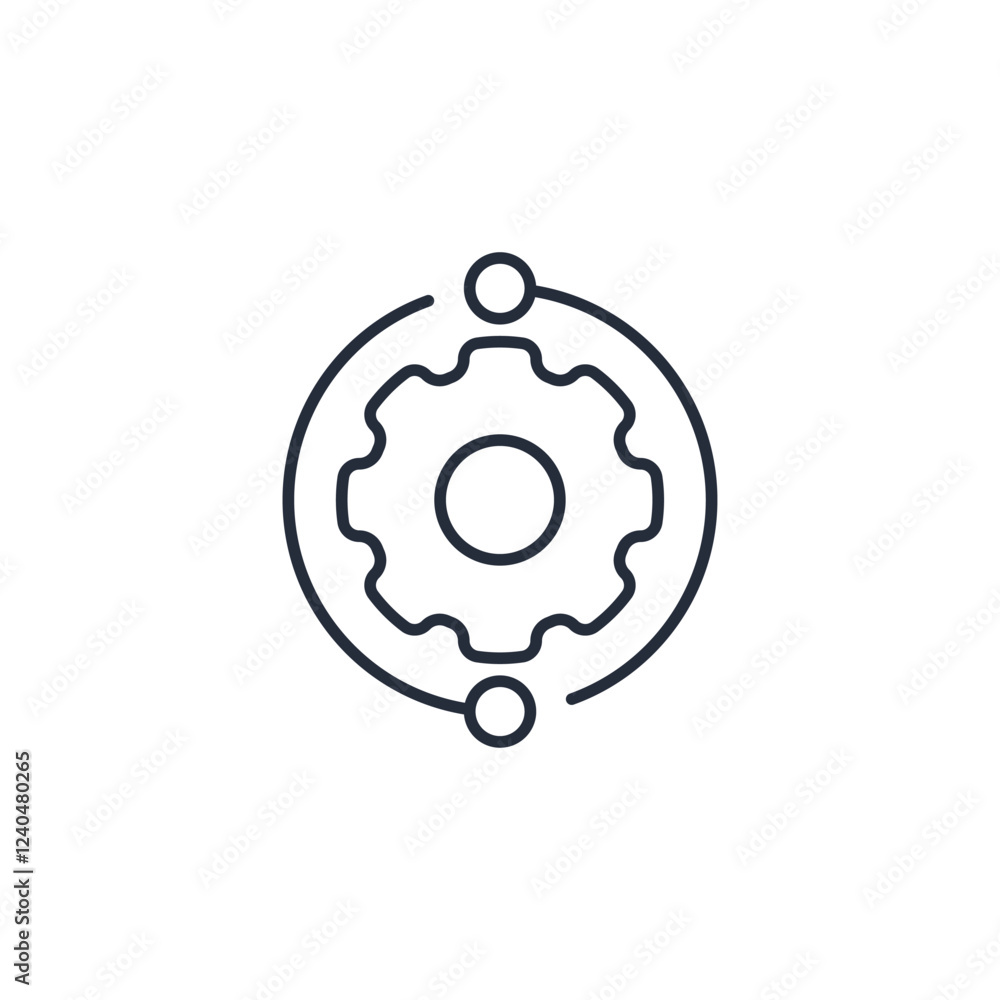 Settings Gear icon symbol vector sign isolated on white background illustration for graphic and web design Settings Gear icon symbol vector sign isolated on white background illustration for graphic and web design