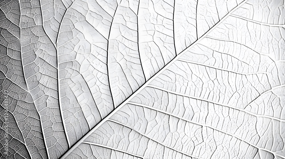 Obraz premium Intricate Leaf Vein Texture Abstract Background