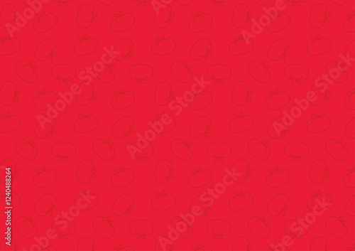Tomato doodle pattern. wallpaper. tomato symbol. sign. background.
