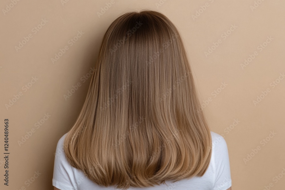 Transformation comparison showing the difference between thin and thick hair for improved appearance and volume. Generative AI Transformation comparison showing the difference between thin and thick hair for improved appearance and volume. Generative AI