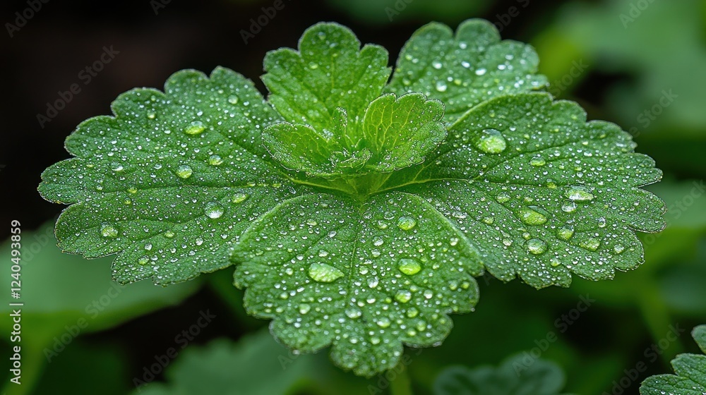 Dew-kissed leaf, garden, close-up, nature, background blur Dew-kissed leaf, garden, close-up, nature, background blur
