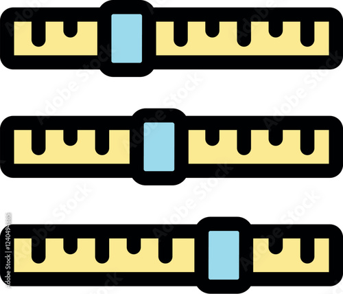 Adjusting parameters with three horizontal sliders, featuring a scale and control button, symbolizes customization and fine tuning