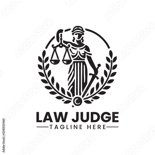 Justice Law Logo Design Vector Law Establish a powerful and trustworthy brand identity with this meticulously crafted Justice Law Logo