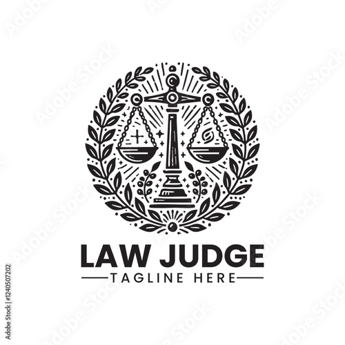 Justice Law Logo Design Vector Law Establish a powerful and trustworthy brand identity with this meticulously crafted Justice Law Logo