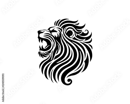 Wallpaper Mural head of a lion Torontodigital.ca