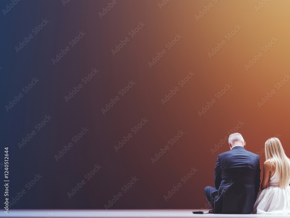 Fototapeta premium Business collaboration reflections modern office realistic photography intimate environment close-up view partnership concept