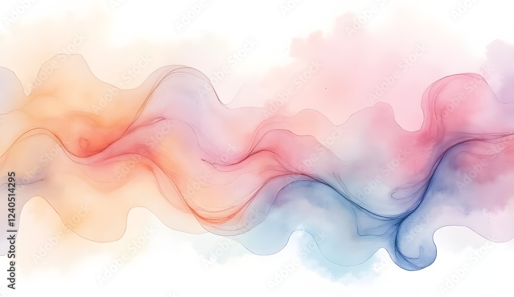 Obraz premium Abstract watercolour pattern 